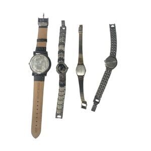 Vintage Watch Collection Set of 4 Unique Timepieces Unisex Adults